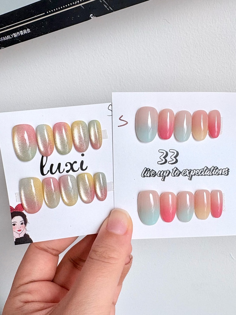 Short Oval Handmade Press On Bundle